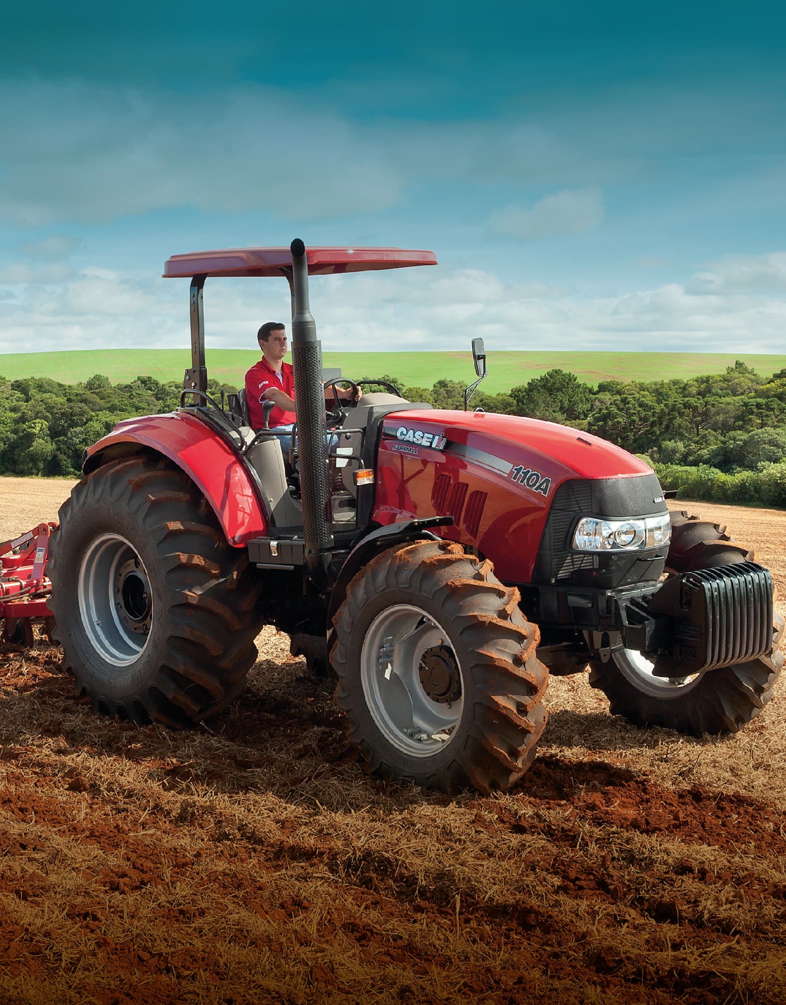 Tractor Farmall 110 A — Rendimiento en alta potencia